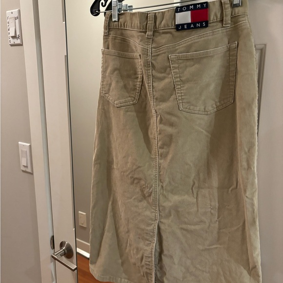 90s Tommy Hilfiger Cord Midi Skirt - Picture 4 of 4